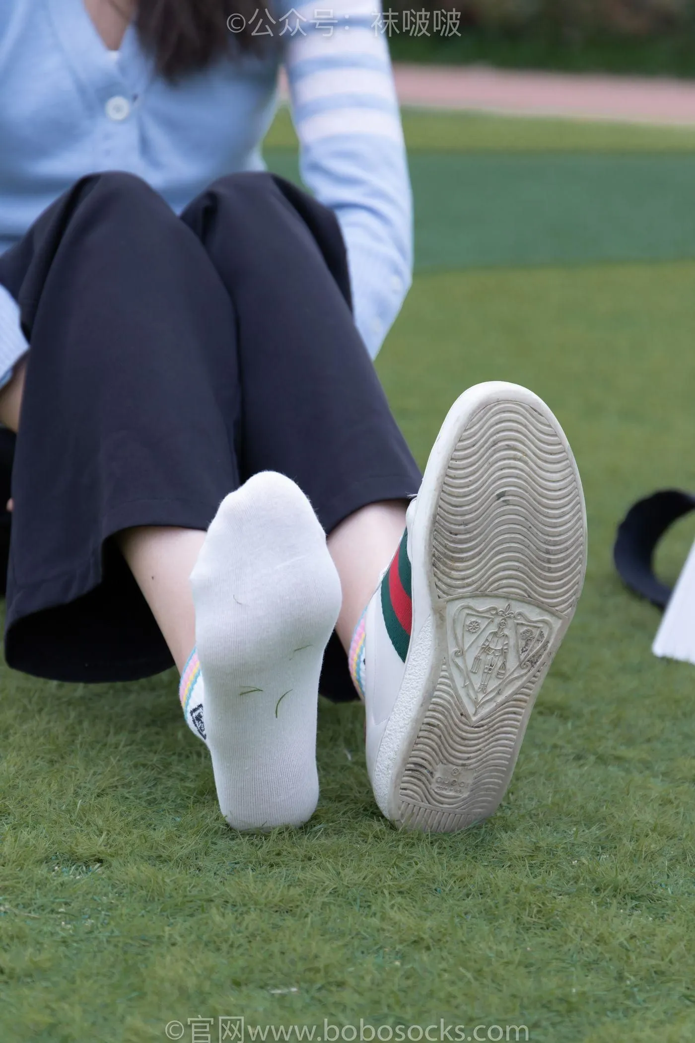 [BoBoSocks袜啵啵]NO.021 泡芙-板鞋、白棉袜、裸足 [131P]插图3